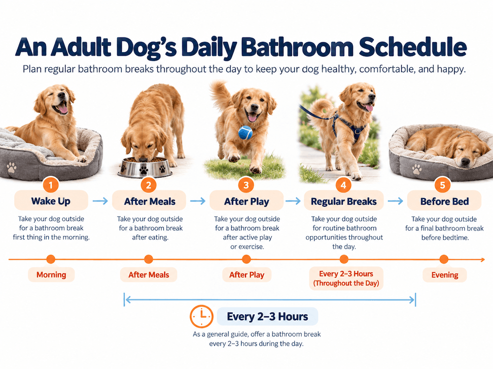 consistent potty schedule