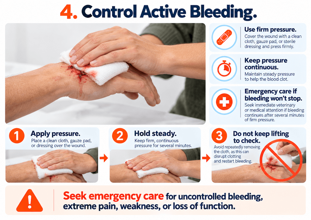 control active bleeding