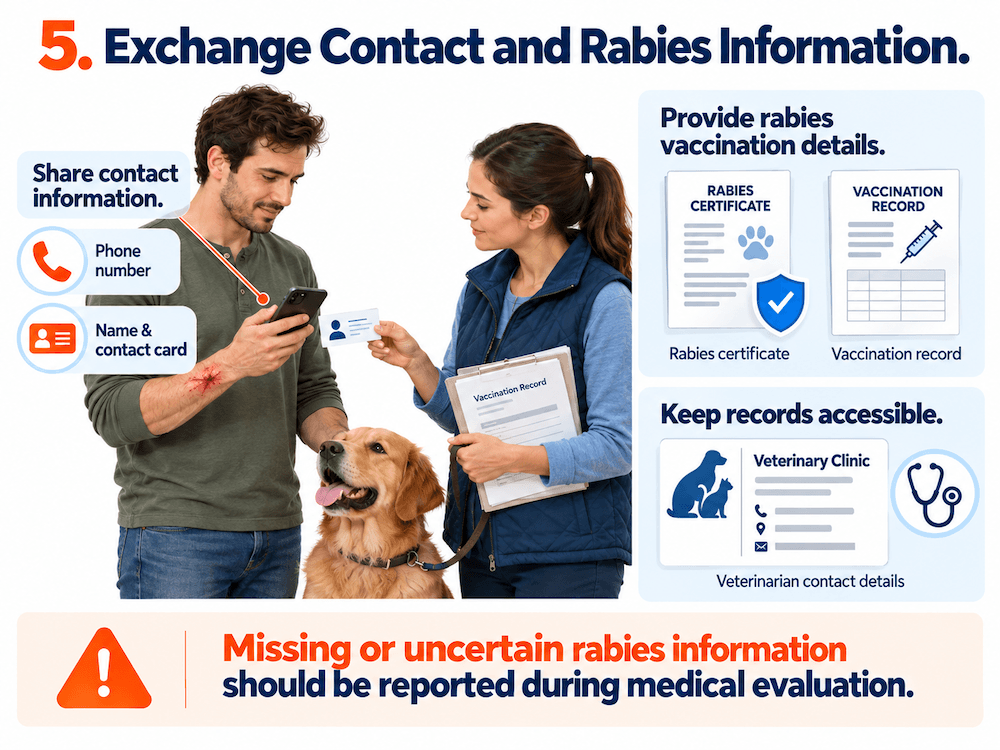 exchange contact information