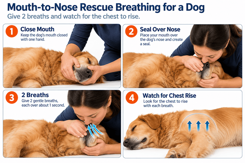 mouth to nose rescue