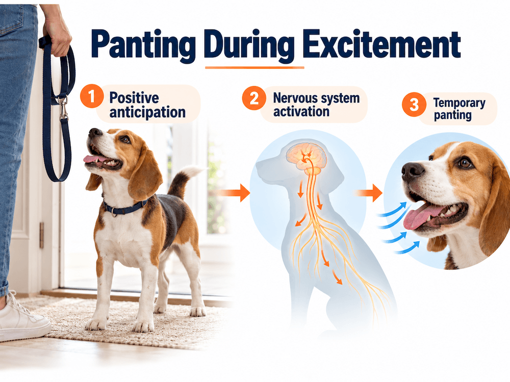 panting during excitement