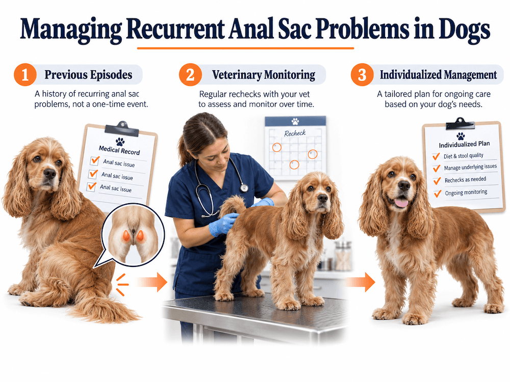 recurrent anal sac problems