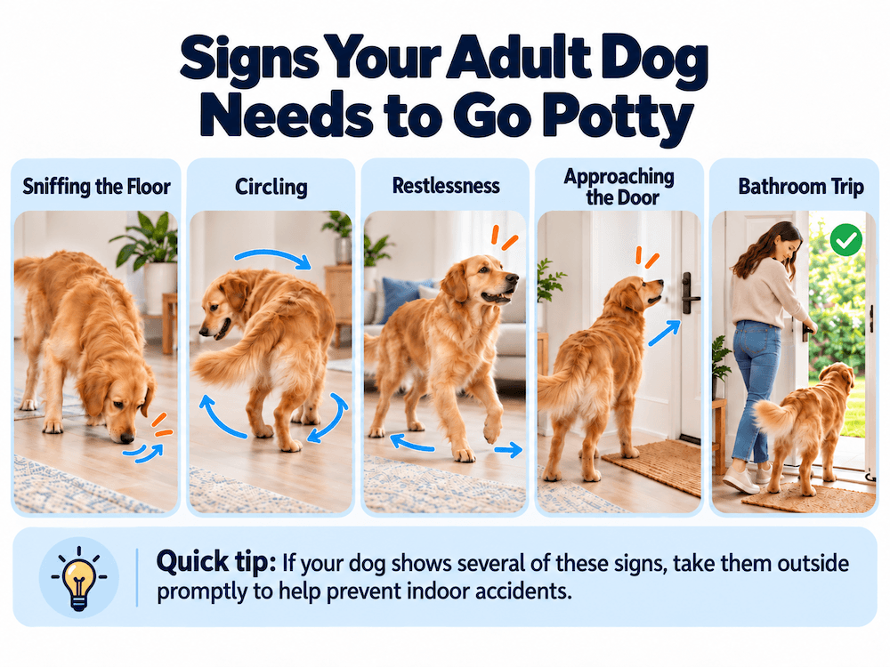 signs a dog needs to go potty