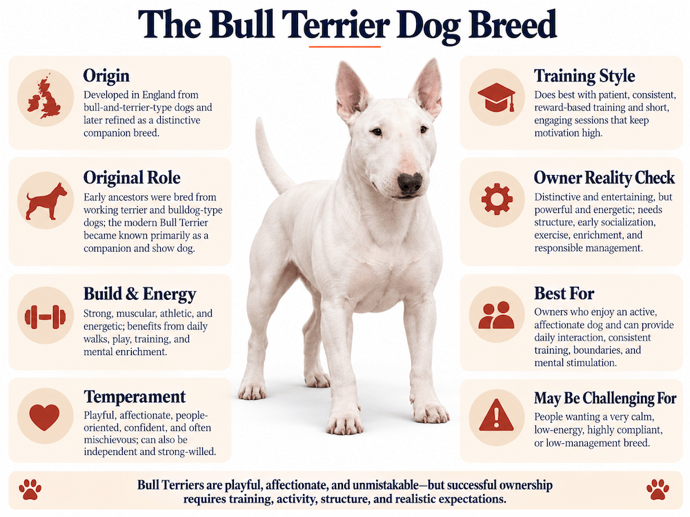 the bull terrier dog breed