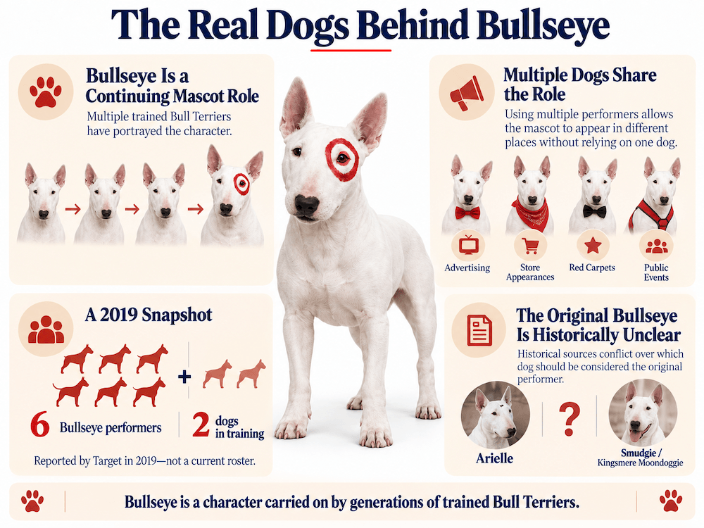 the dogs behind bullseye