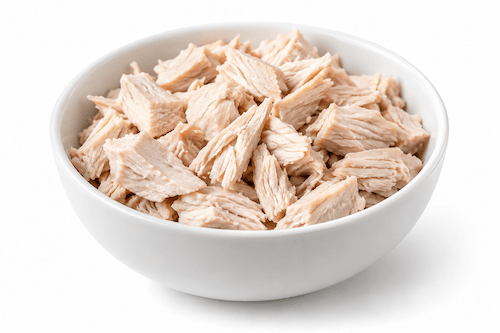 plain cooked turkey